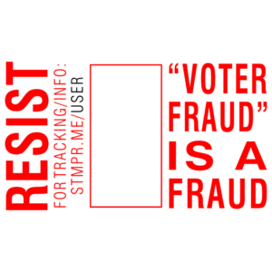 RESIST – ‘Voter Fraud’ is a Fraud